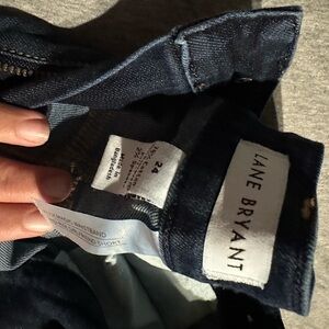 Plus size jean shorts